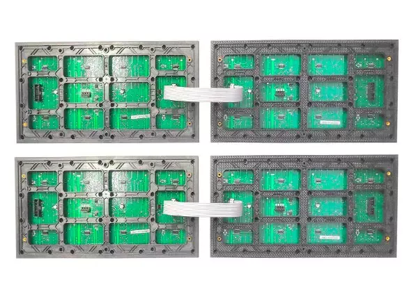 Easy-to-assemble LED modules with plug-and-play flat cable connections
