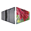 Outdoor Transparent LED Display panel, hollow grid structure for natural light penetration and outdoor commercial visuals