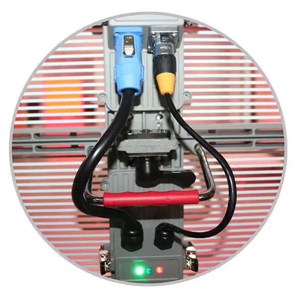 Outdoor Transparent LED Film Screen Flight connector