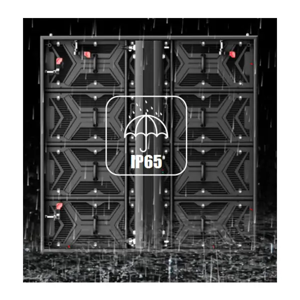 Outdoor Fixed LED Display ip 65 rating for both the front and back 