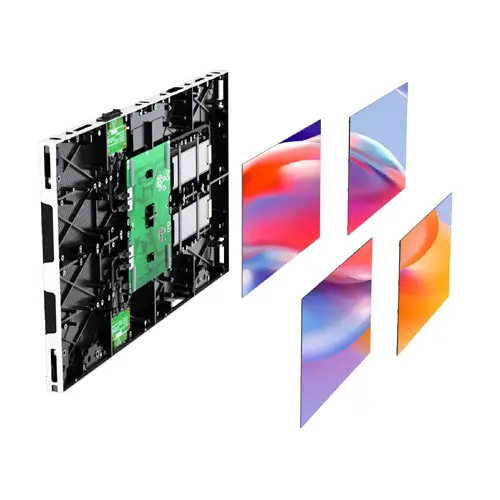 Front access maintenance LED display module using magnetic tools for easy repair.