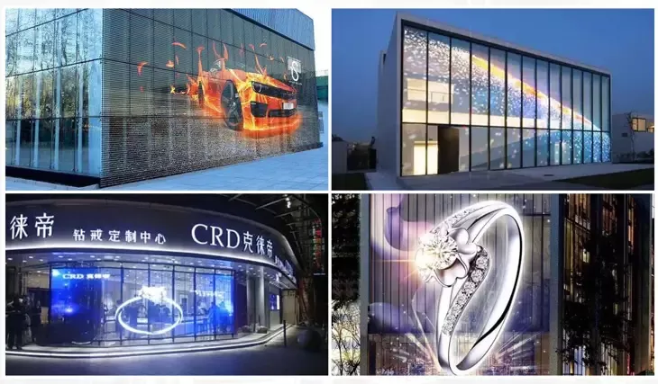 Outdoor Transparent LED application