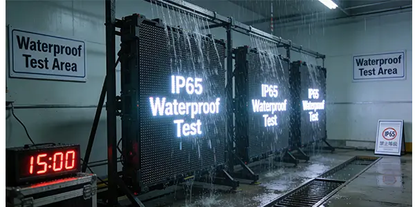IP65-rated outdoor rental LED screen withstands rain, dust, and extreme temperatures outdoor rental LED screen display
