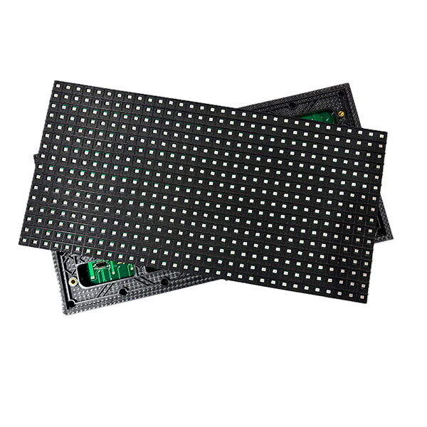 Two Interleaved SMD LED Display Modules Showing Light Emitting Surface and Side Structure