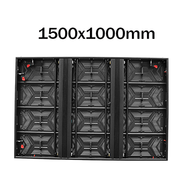 Frontand Rear Maintenance Outdoor Fixed led display cabinet size 1500x1000mm