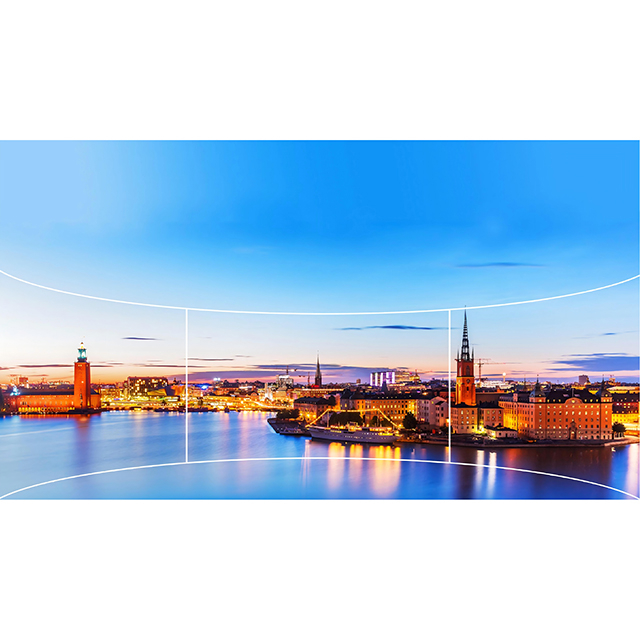 Flexible LED display panel for curved installations for Shopping Mall 