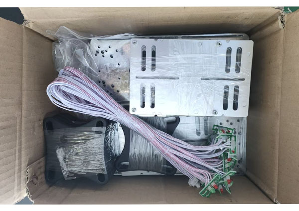 LED module flat cable and power 