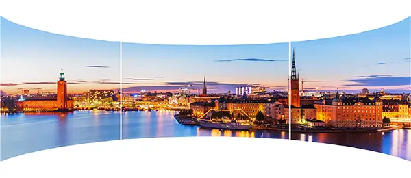 Outdoor Fixed LED Display 160 degree ultra wide viewing angle LED screen color consistency demonstration