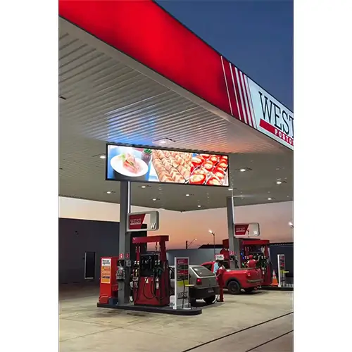 Case Study: High-Brightness P5 Outdoor LED Totem for Sao Paulo Gas Station