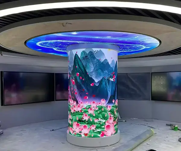 3840Hz high refresh rate flexible LED display delivering smooth flicker-free visuals for indoor curved installations