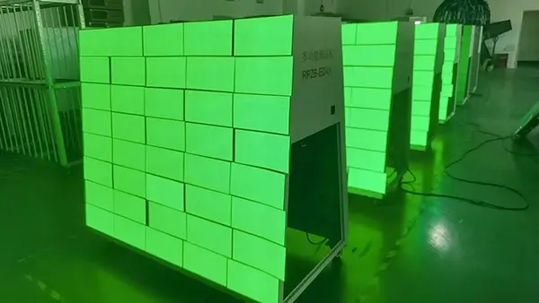 Factory 72-hour aging test for 240x120mm flexible LED display modules